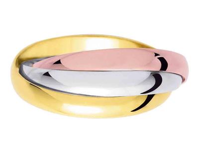 Trauring 12 Ring, 4,00 X 0,90 Mm, 3 Ors 18k, Finger 69