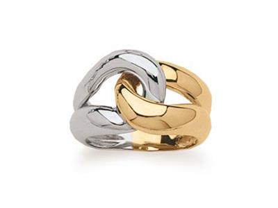 Ring, 18k Bicolor Gold, Finger 56