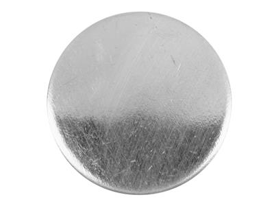 Rohling Aus Feinsilber, Fb52, 1,00 x 12 mm, Halbhart, Rund, 12 mm, 100 % Recyceltes Silber - Standard Bild - 1