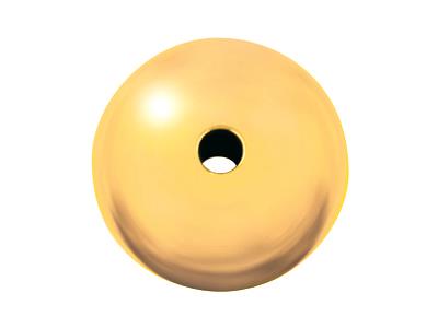Flache Scheibe Aus 18kt Gelbgold, 3,4mm