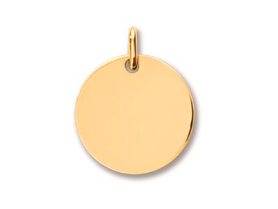 Jeton-medaille 18 Mm, 18k Gelbgold Poliert