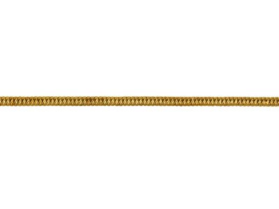 Goldbeschichtete Schlangenkette, 1,1 mm, 40 cm - Standard Bild - 2