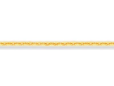 Ankerkette Aus 18kt Gelbgold Mit Diamantschliff, 1,0mm, 00430, Lose