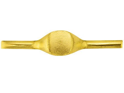 Herrenring Aus 9kt Gelbgold, Kg4896hm, 1,80mm, Kissen-siegelring, 12x11mm, Mit Echtheitsstempel, Weichgeglüht, 100  Recyceltes Gold
