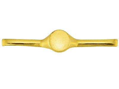 Herrenring Aus 9kt Gelbgold, Kg4822, 2,00mm, Runder Siegelring, 11mm, Mit Echtheitsstempel, Weichgeglüht