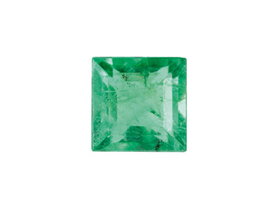 Smaragd,-Quadratisch,-3 x 3 mm