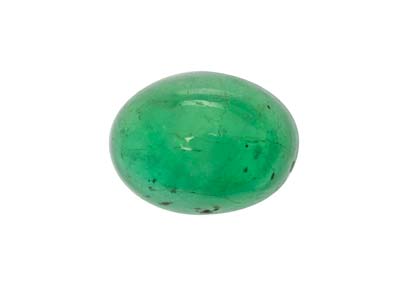 Smaragd,-Ovaler-Cabochon,-10-X-8 mm