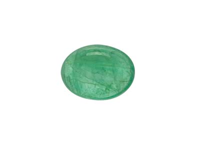 Smaragd,-Ovaler-Cabochon,-8-X-6 mm