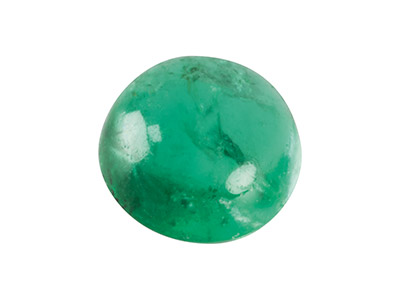 Smaragd, Runder Cabochon 2,5mm