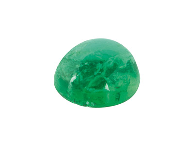 Smaragd,-Runder-Cabochon,-4 mm