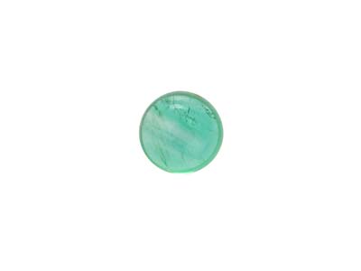 Smaragd,-Runder-Cabochon,-5 mm