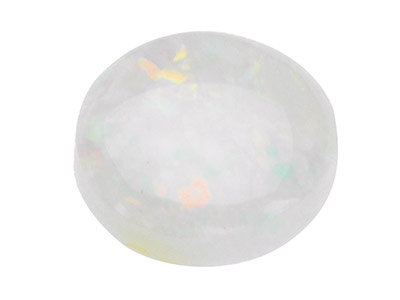 Opal,-Runder-Cabochon,-4 mm