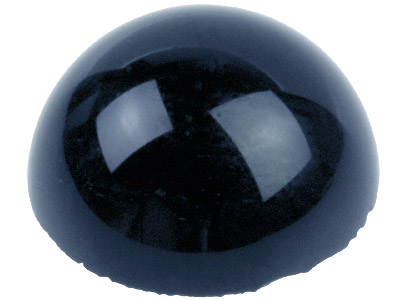 Onyx,-Runder-Cabochon,-10 mm