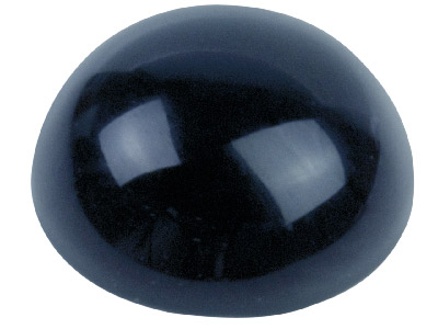 Onyx,-Runder-Cabochon,-8 mm