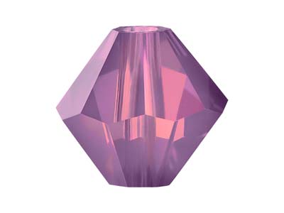 Preciosa Kristall, 24er-pack, Bicone, 4mm, Amethyst Opal