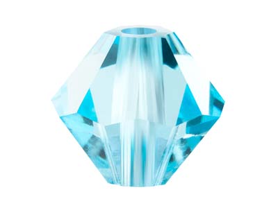 Preciosa Kristall, 24er-pack, Bicone, 4mm, Aqua Bohemica