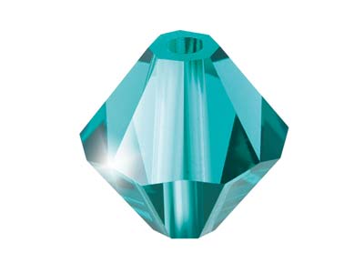 Preciosa Kristall, 12er-pack, Bicone, 4mm, Blauer Zirkon