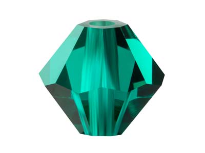 Preciosa Kristall, 24er-pack, Bicone, 4mm, Smaragd
