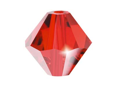 Preciosa Kristall, 24er-pack, Bicone, 4mm, Helles Siam