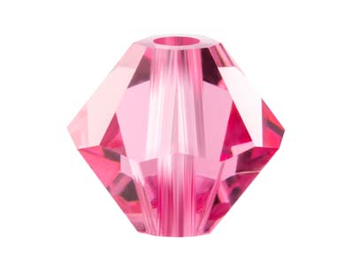 Preciosa Kristall, 24er-pack, Bicone, 4mm, Rosa