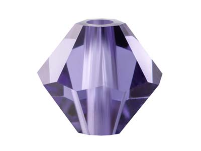 Preciosa Kristall, 24er-pack, Bicone, 4mm, Tansanit