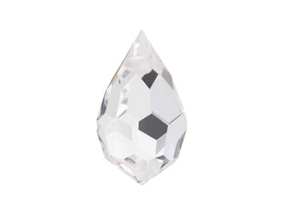 Preciosa Kristall, 4er-pack, Tropfenanhänger, 681, 6 X 10mm, Kristall
