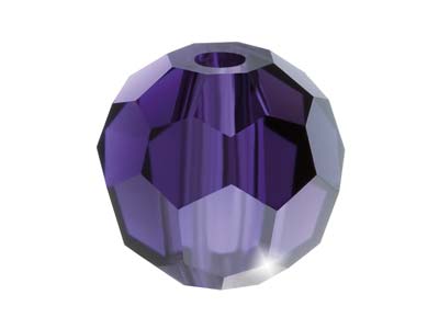 Preciosa Kristall, 12er-pack, Runde Perle, 4mm, Deep Tanzanite