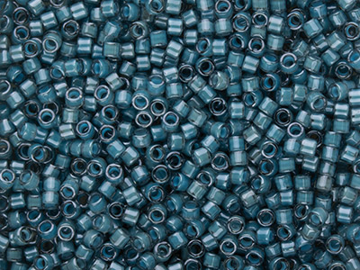 Miyuki-delica-rocailleperlen, 7,2-g-röhrchen, Miyuki-artikelnr. Db2054, 110, Leuchtendes Blau Halbdunkel