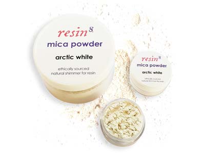 Mica Powder For Resin Casting, Arctic White, 5g