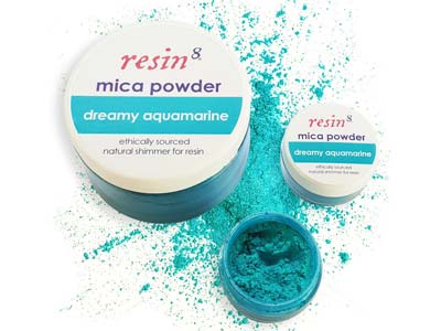 Mica Powder For Resin Casting, Aquamarine, 5g