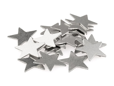 Aluminiumrohlinge, Sterne, 15er-pack, 22,3 x 1,3 mm - Standard Bild - 2