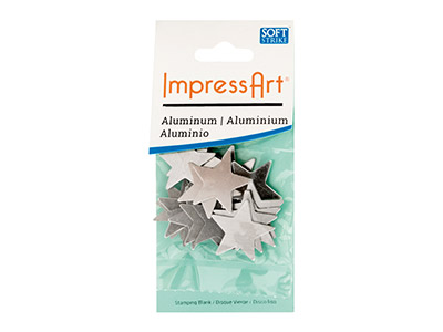 Aluminiumrohlinge, Sterne, 15er-pack, 22,3 x 1,3 mm - Standard Bild - 3