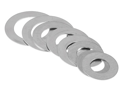 Impressart Aluminium Scheibenrohlinge ,rund,verschiedene Gröen, 8er-pack