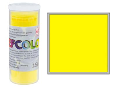 Efcolor Farbschmelzpulver, 10ml, Gelb