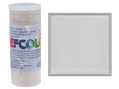 Efcolor Farbschmelzpulver, 10ml, Silberfarben