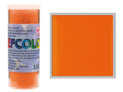 Efcolor Farbschmelzpulver, 10ml, Orange
