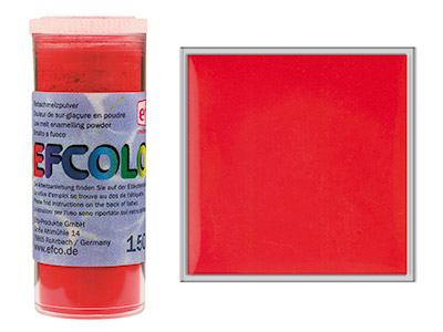Efcolor Farbschmelzpulver, 10ml, Erdbeerfarben