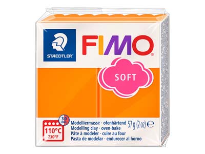 Fimosoft, 57-g-block, Mandarine, Fimo Farbe Nr. 42