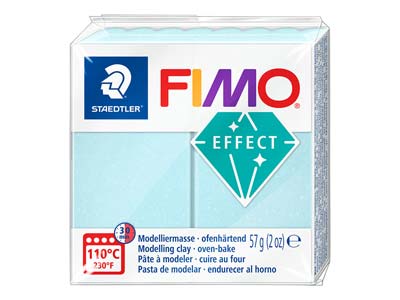 Fimo Effect, 57-g-block, Edelsteinfarbe: Eiskristallblau, Fimo Farbe Nr.306