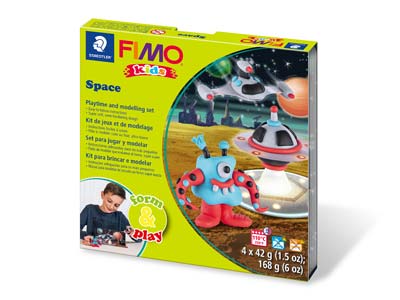 Fimo Spiel- Und Modellierset Weltraum Für Kinder