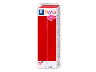 Fimo Soft Weihnachtsrot 454 G Polymer-modelliermasse Block Fimo Farbreferenz 2