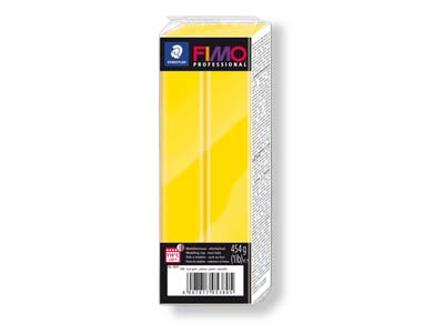 Fimo Professional Echtgelb 454 G Polymer-modelliermasse Block Fimo Farbreferenz 100