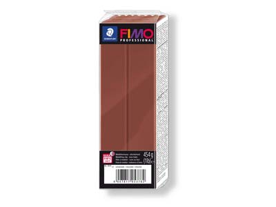 Fimo Professional Schokolade 454 G Polymer-modelliermasse Block Fimo Farbreferenz 77