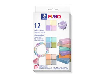 Fimo Soft Farbpastellpaket Mit 12 Stück,