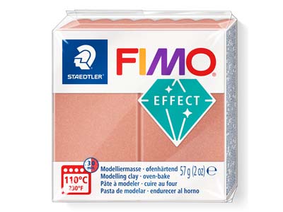 Fimoeffect, 57-g-block, Perlrosé, Fimo Farbe Nr. 207