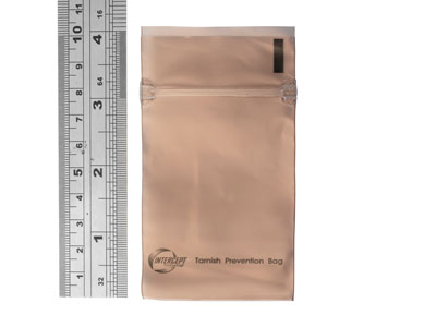 Anlaufschutz Beutel Mit Druckverschluss, 10er-pack, 10 x 10 cm, Durchsichtig - Standard Bild - 4