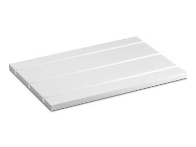 Weiß Glänzender Acryl-displaysockel Klein - Standard Bild - 1