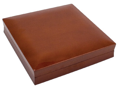 Schachtel Für Halsketten, Holz, Mahagonifarben - Standard Bild - 3