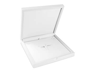 White Wooden Necklace Box - Standard Bild - 1