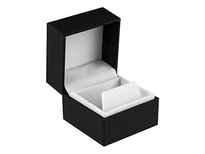 Black Soft Touch Earring Box - Standard Bild - 1